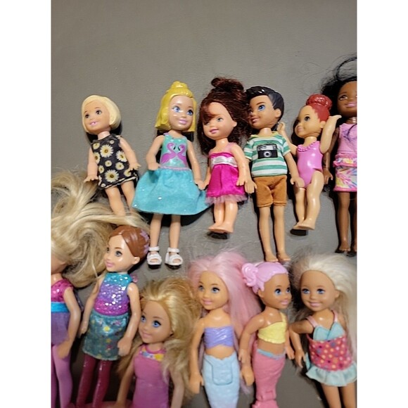 Barbie Little Sister Kelly Chelsea Friend Dolls Lot Tommy - Picture 2 of 9